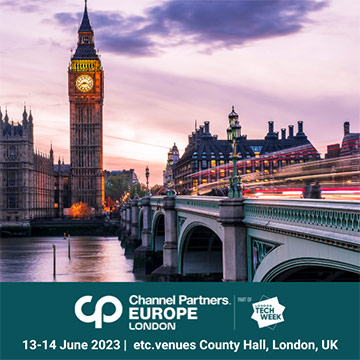 Channel Partners Europe London 2023, part of London Tech Week. etc.venues County Hall, London. 13-14 June 2023