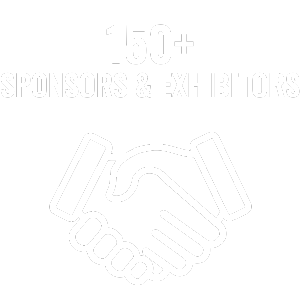 Over 150 sponsors and exhibitors